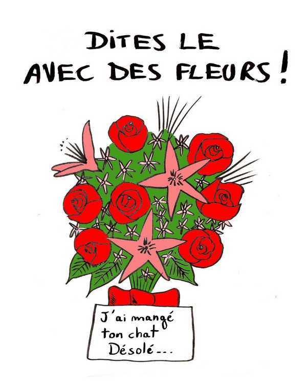 Dites le avec des fleurs!