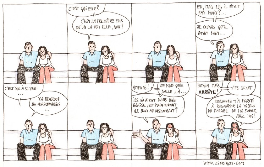 Normalement, une bande dessinée à  prétentions humoristiques devrait s'afficher à cet endroit.